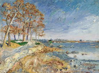 DAVID BURLIUK Coastal Landscape (Long Island).